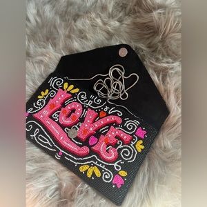 Ricki Designs hand made “Love” purse/bag